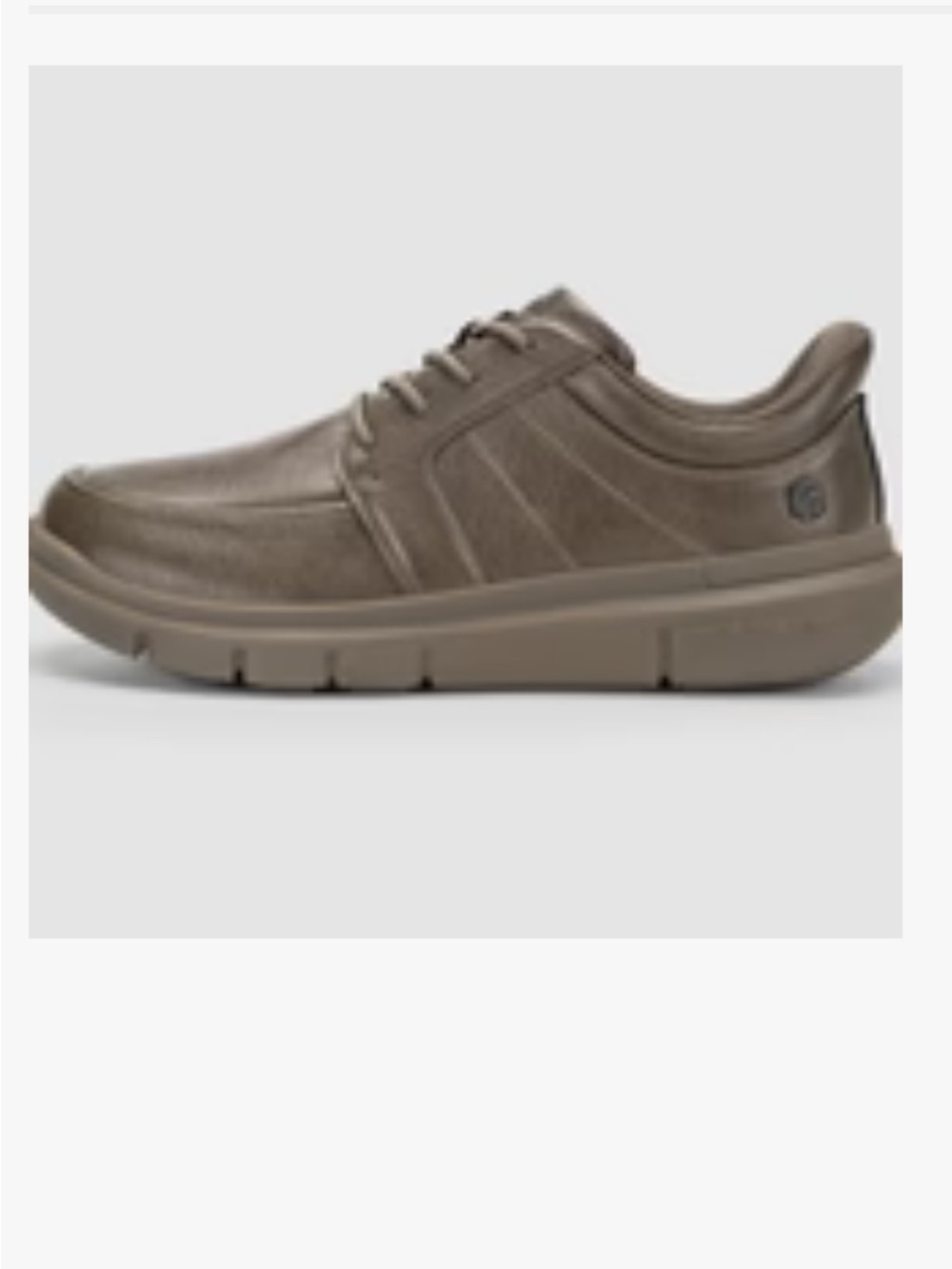 Men's Casual Lace-Up Shoes - Taupe
